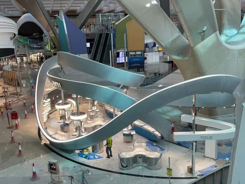 Double Curved Aluminum Composite Panel